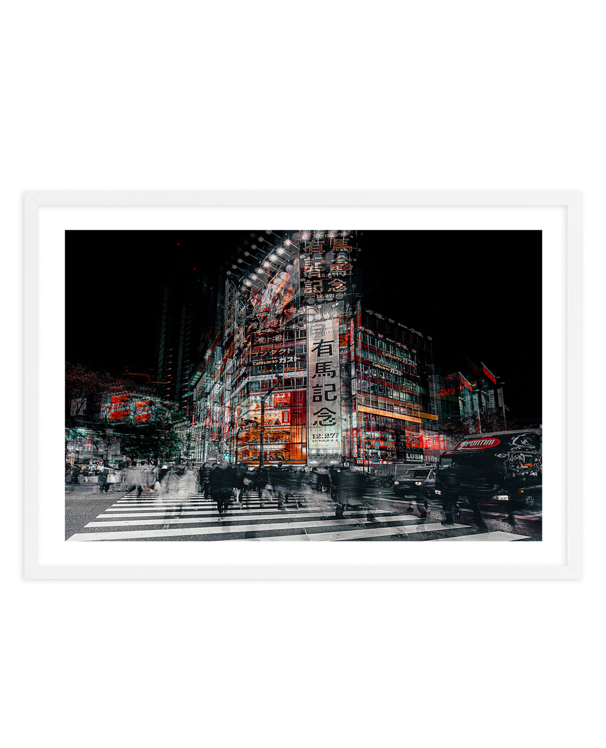 Tokyo Night Motion by Carmine Chiriaco | Art Print