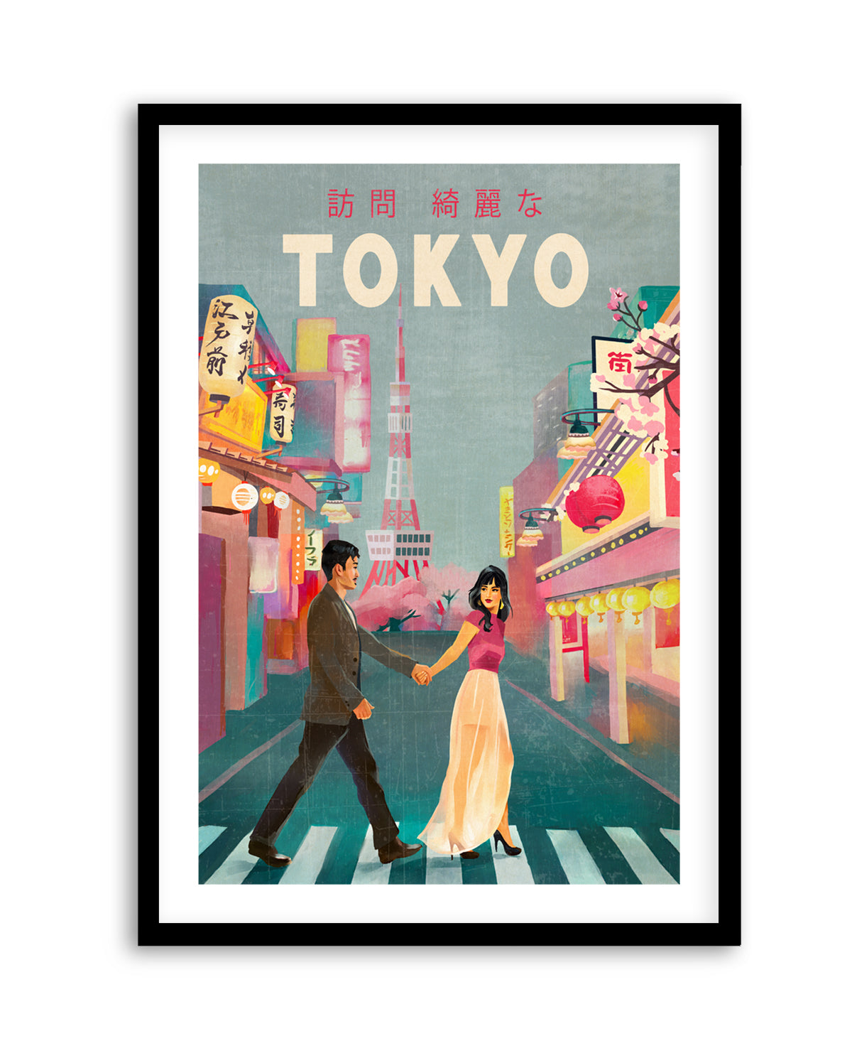 Tokyo Japan Travel Art by The Whiskey Ginger | Art Print