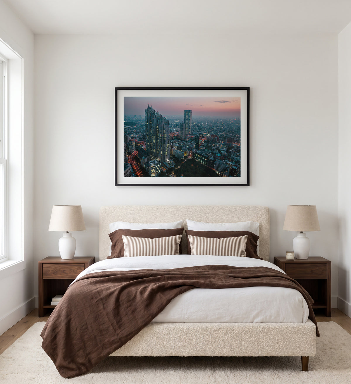 Tokyo Sunset Skyline by sirou.minami | Art Print