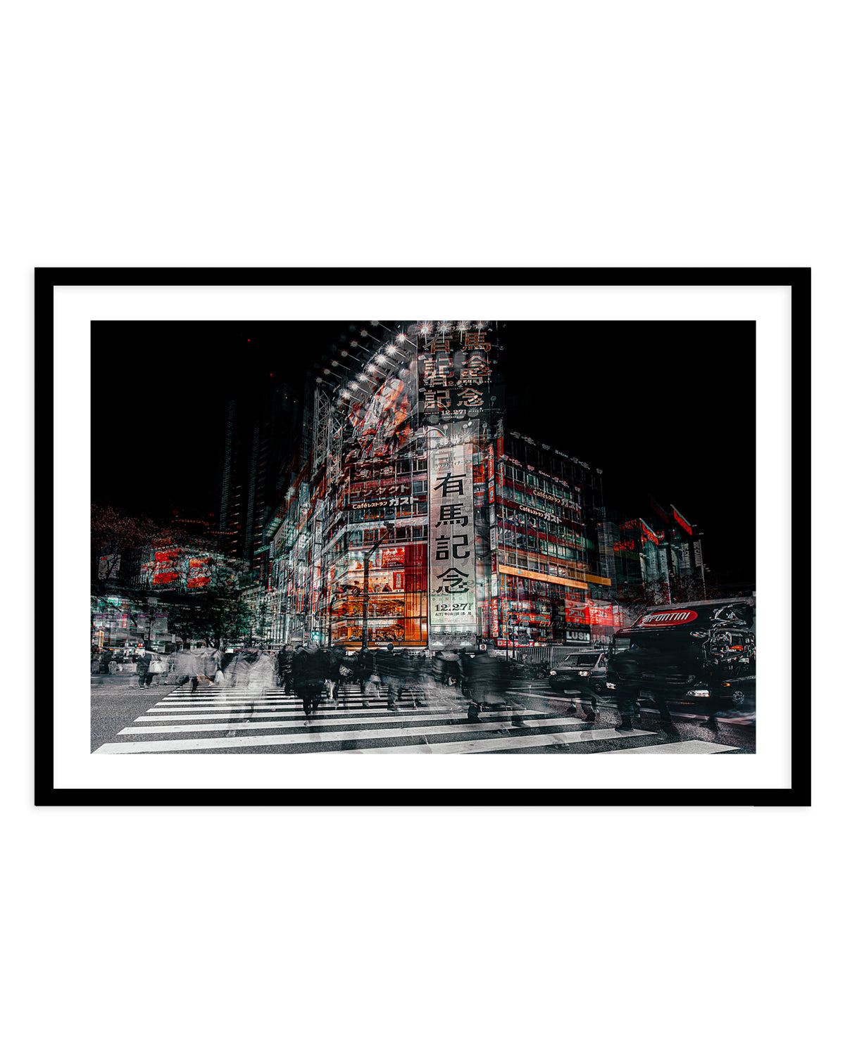 Tokyo Night Motion by Carmine Chiriaco | Art Print