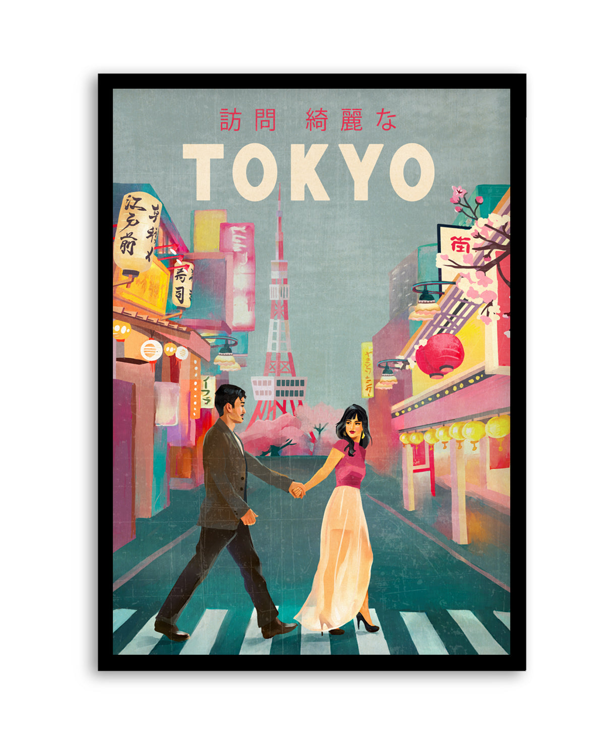 Tokyo Japan Travel Art by The Whiskey Ginger | Art Print