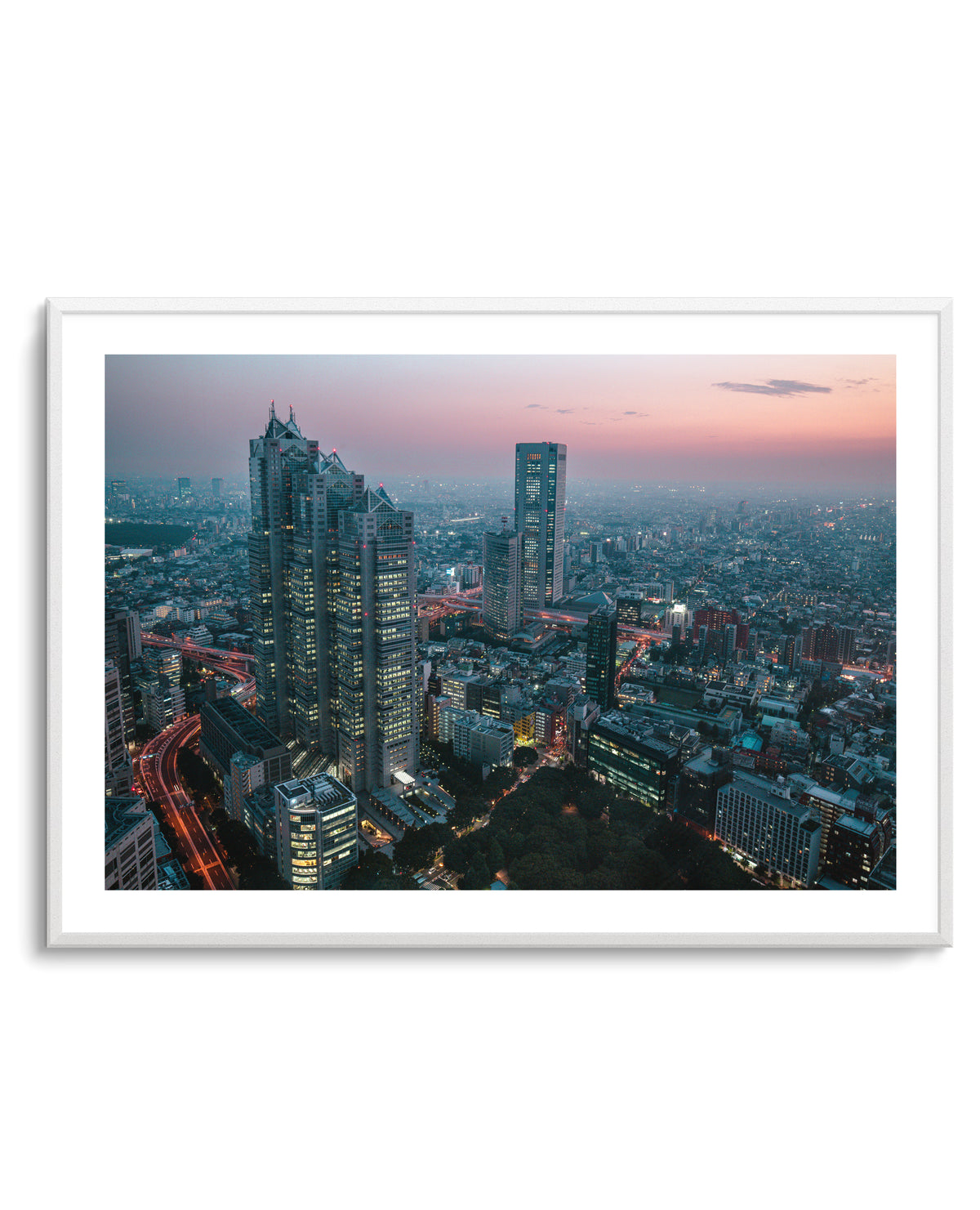 Tokyo Sunset Skyline by sirou.minami | Art Print