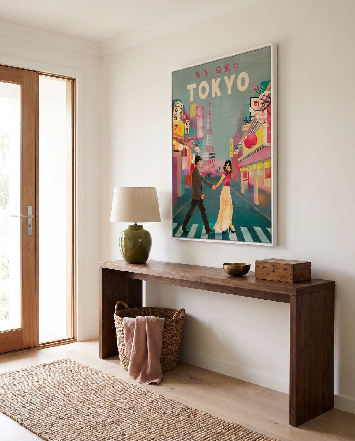 Tokyo Japan Travel Art by The Whiskey Ginger | Framed Canvas Art Print