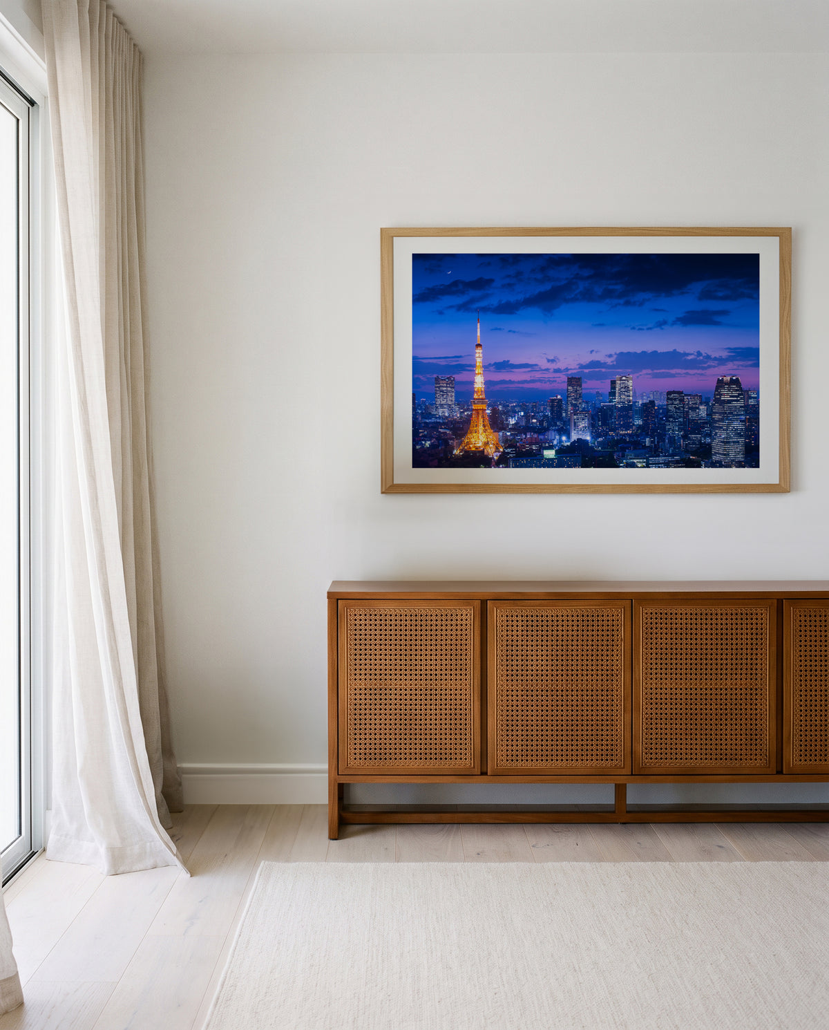 Twilight Tokyo Tower by Takao Kataoka | Art Print