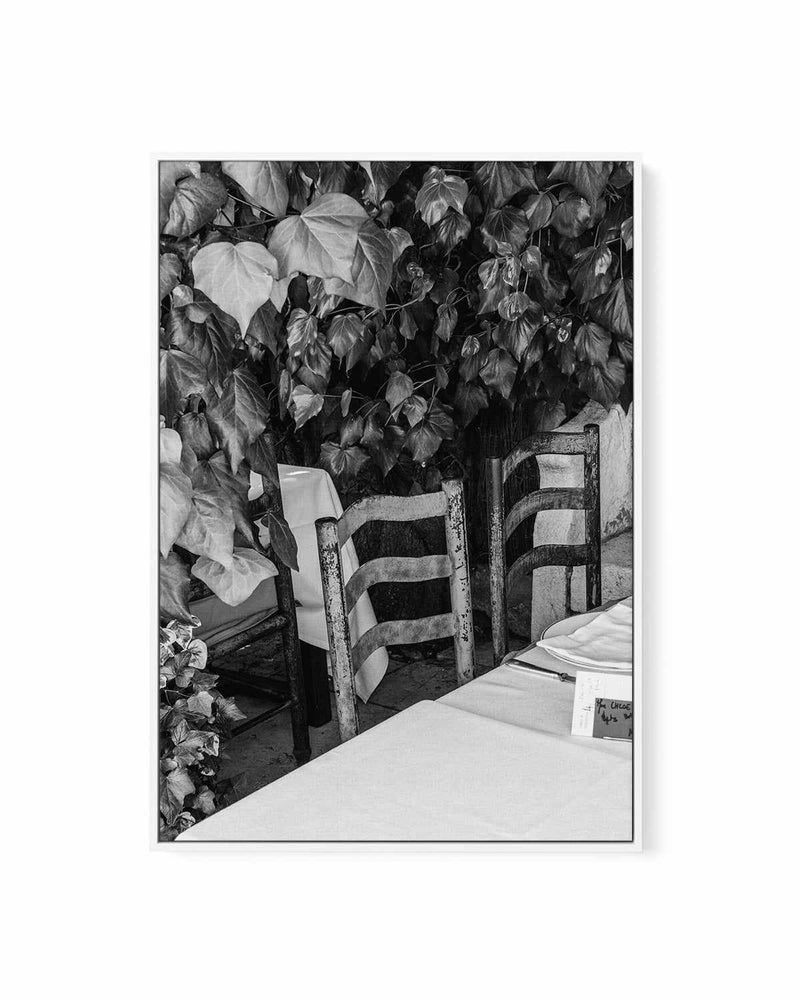 Table for Two by Jovani Demetrie | Framed Canvas Art Print