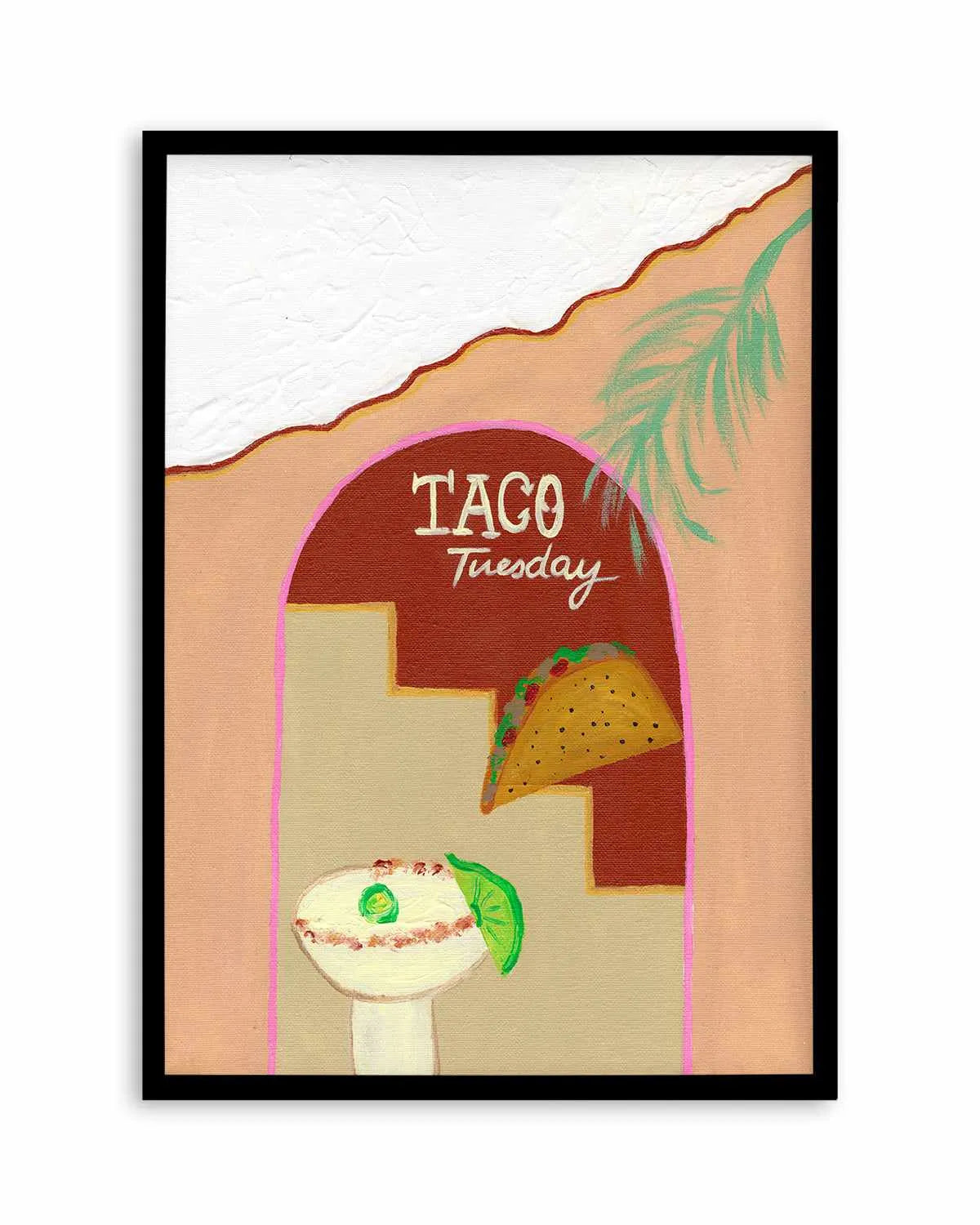 Taco Tuesday by Britney Turner Art Print from Olive et Oriel where you can shop wallpaper and artworks online