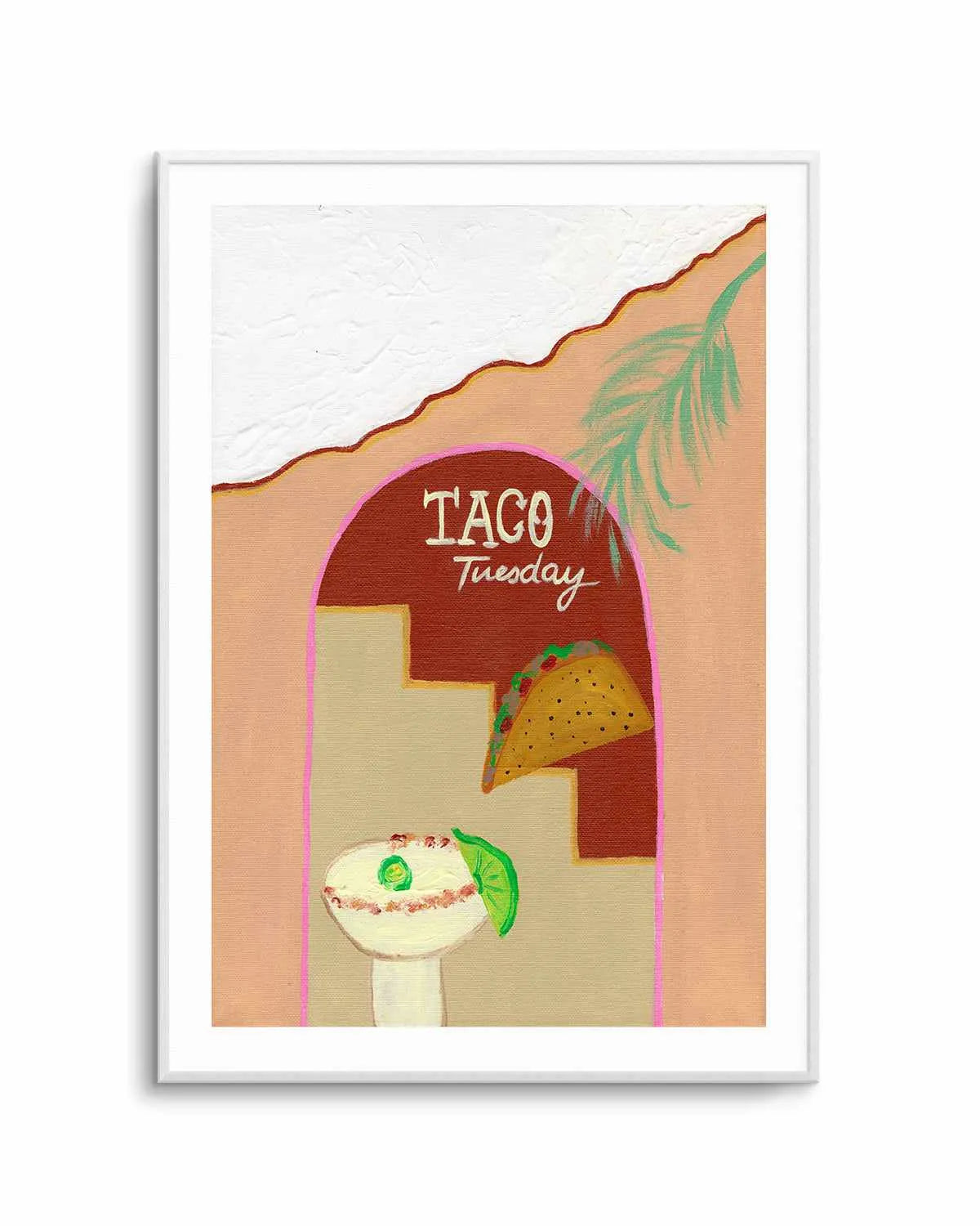 Taco Tuesday by Britney Turner Art Print from Olive et Oriel where you can shop wallpaper and artworks online