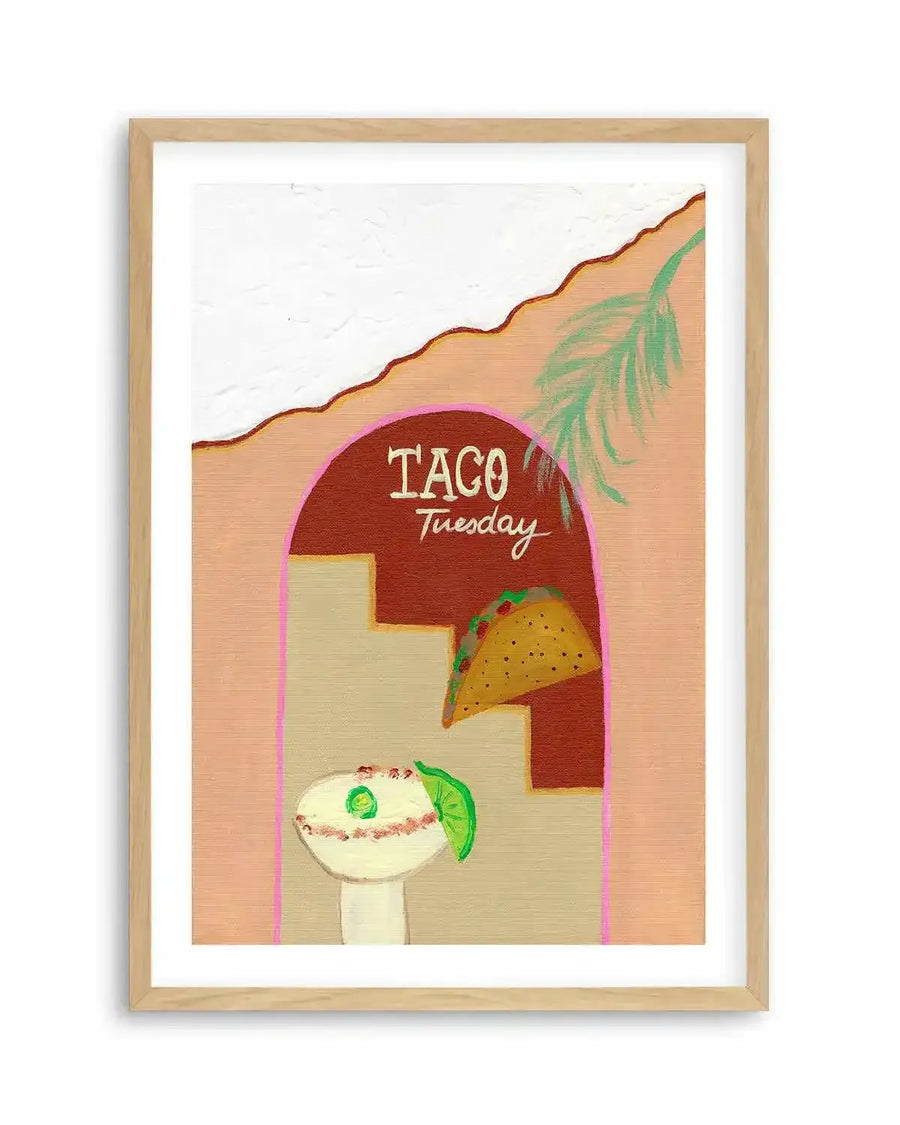 Taco Tuesday by Britney Turner Art Print from Olive et Oriel where you can shop wallpaper and artworks online
