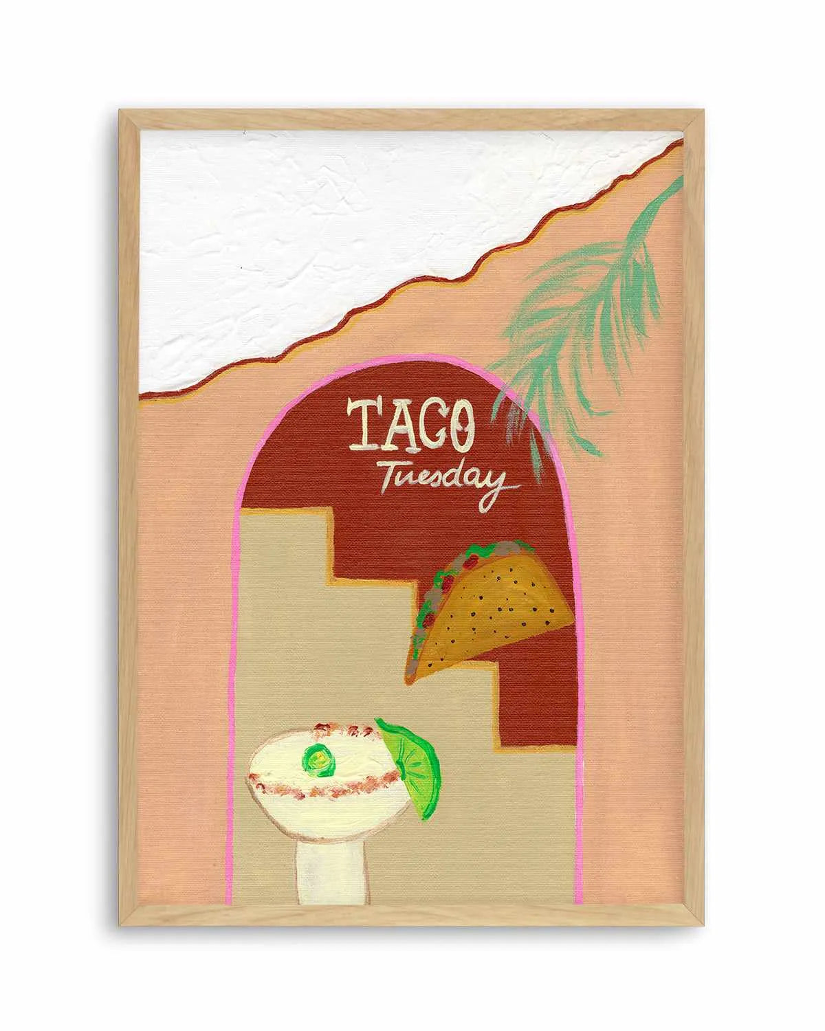 Taco Tuesday by Britney Turner Art Print from Olive et Oriel where you can shop wallpaper and artworks online