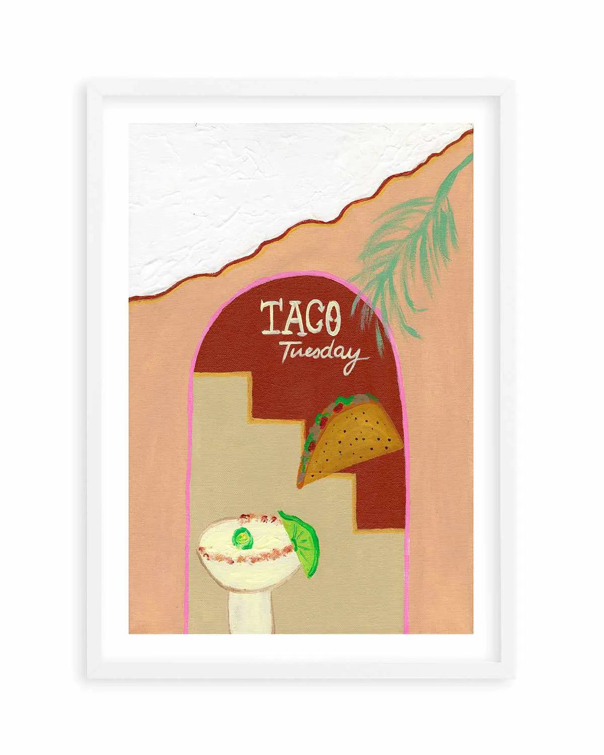 Taco Tuesday by Britney Turner Art Print from Olive et Oriel where you can shop wallpaper and artworks online