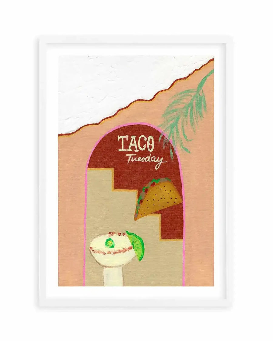 Taco Tuesday by Britney Turner Art Print from Olive et Oriel where you can shop wallpaper and artworks online