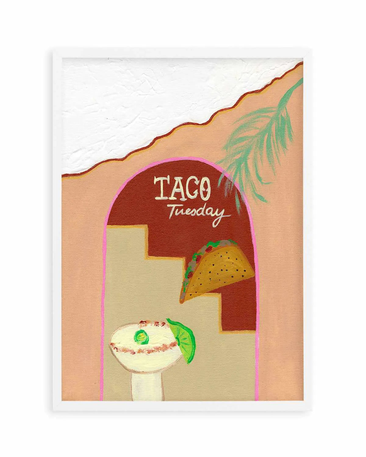 Taco Tuesday by Britney Turner Art Print from Olive et Oriel where you can shop wallpaper and artworks online