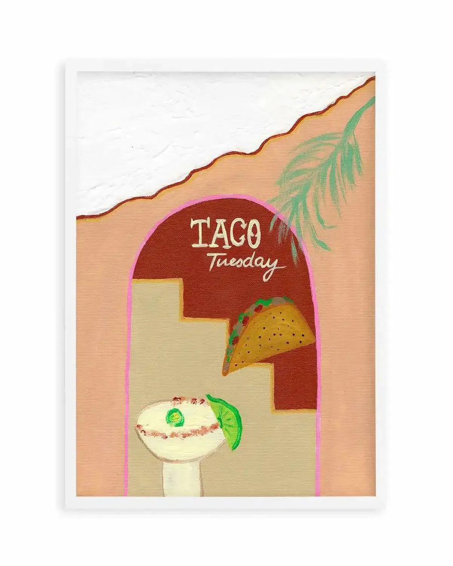 Taco Tuesday by Britney Turner Art Print from Olive et Oriel where you can shop wallpaper and artworks online