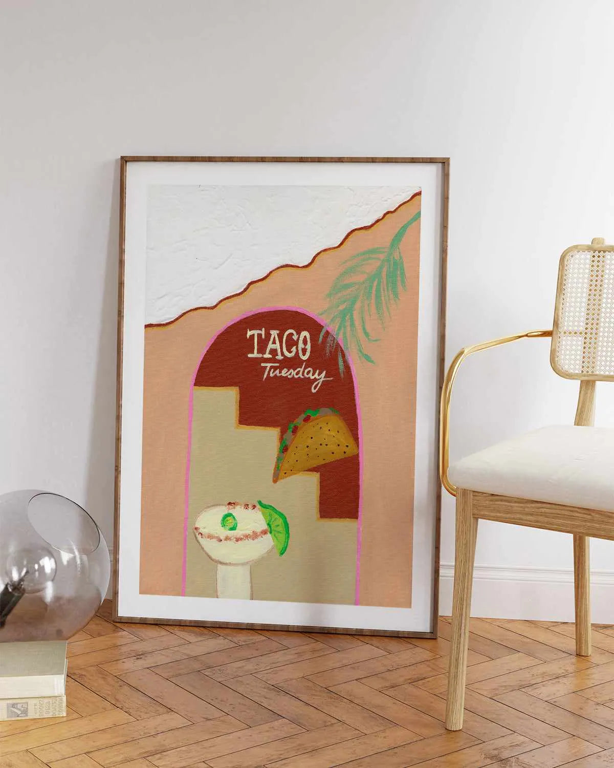 Taco Tuesday by Britney Turner Art Print from Olive et Oriel where you can shop wallpaper and artworks online