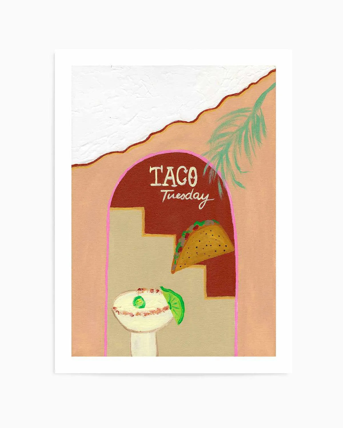 Taco Tuesday by Britney Turner Art Print from Olive et Oriel where you can shop wallpaper and artworks online