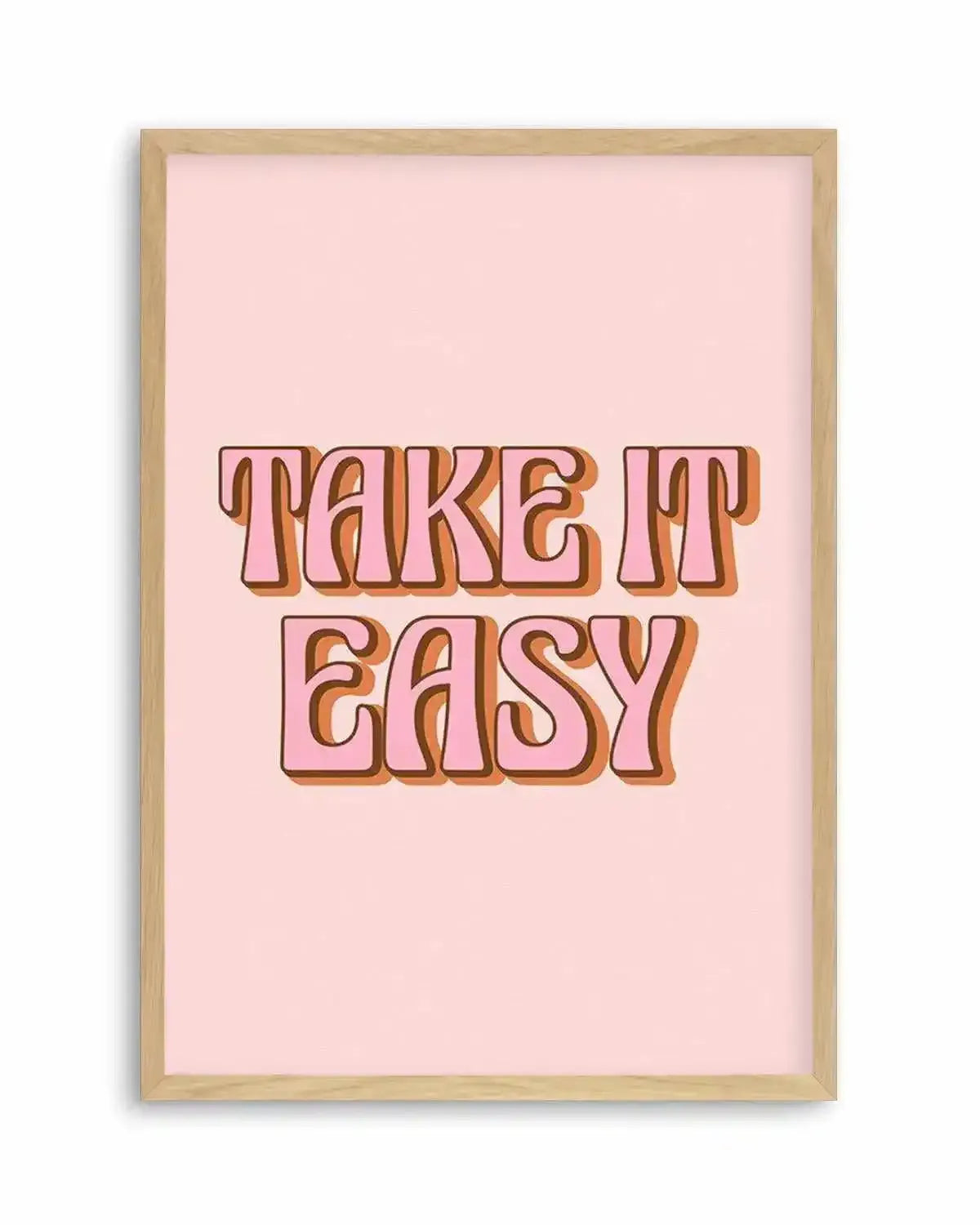 Take It Easy Art Print from Olive et Oriel where you can shop wallpaper and artworks online
