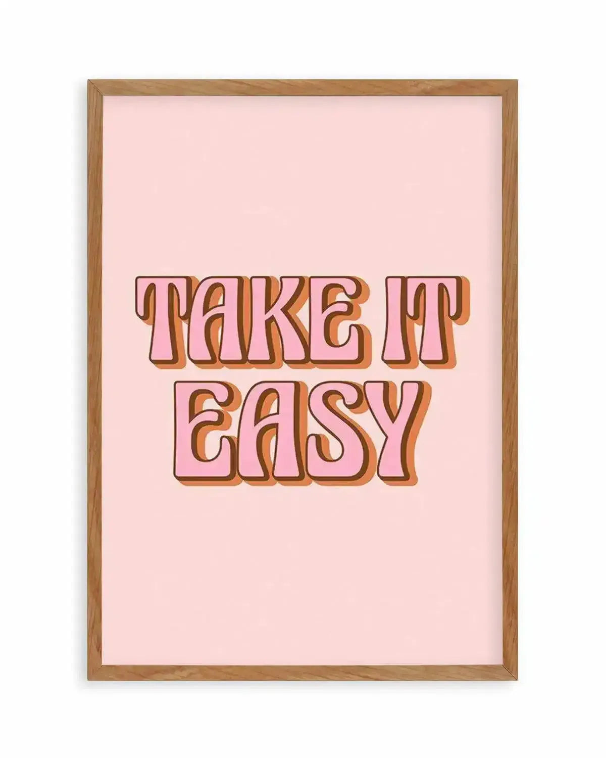 Take It Easy Art Print from Olive et Oriel where you can shop wallpaper and artworks online