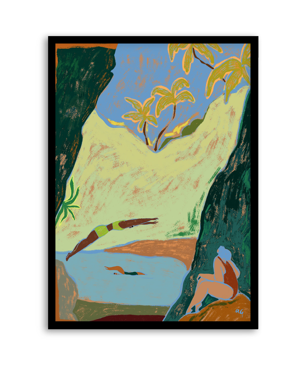 Take The Leap by Arty Guava | Art Print