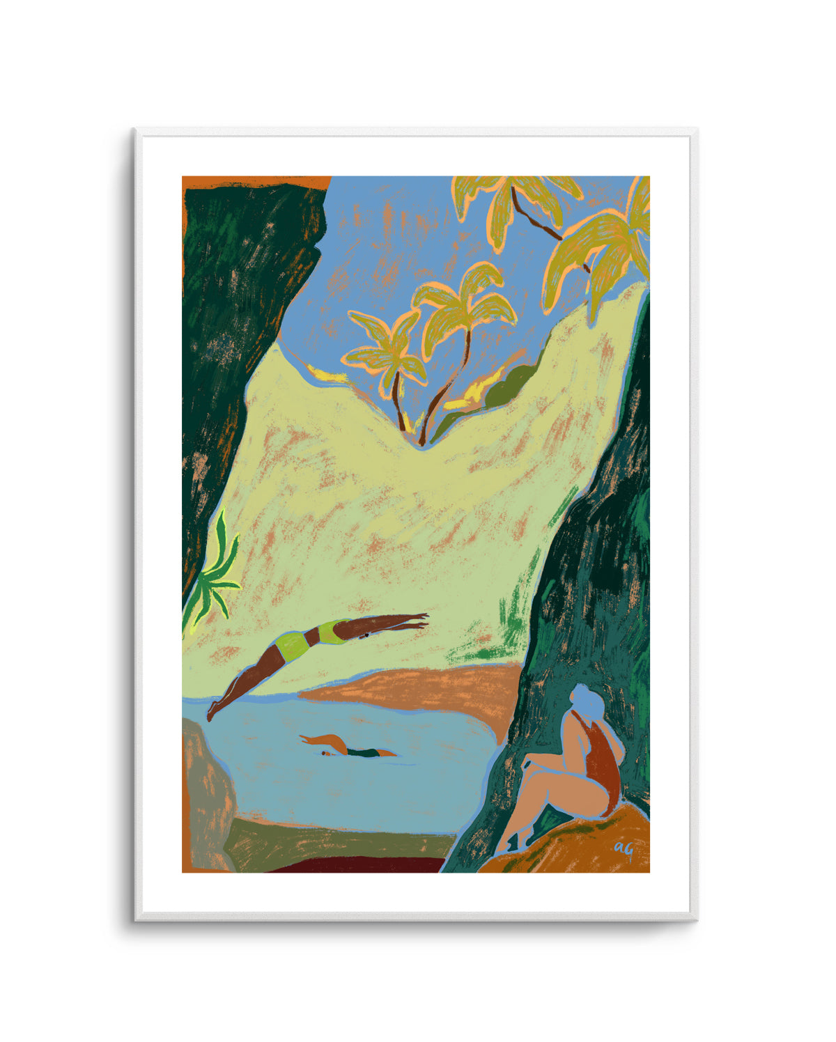 Take The Leap by Arty Guava | Art Print