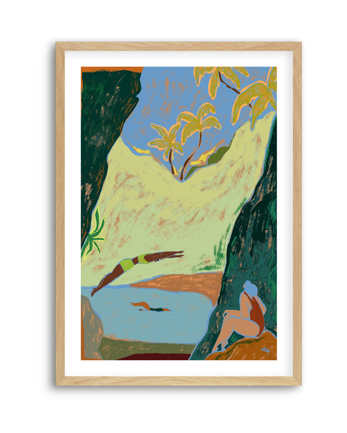 Take The Leap by Arty Guava | Art Print