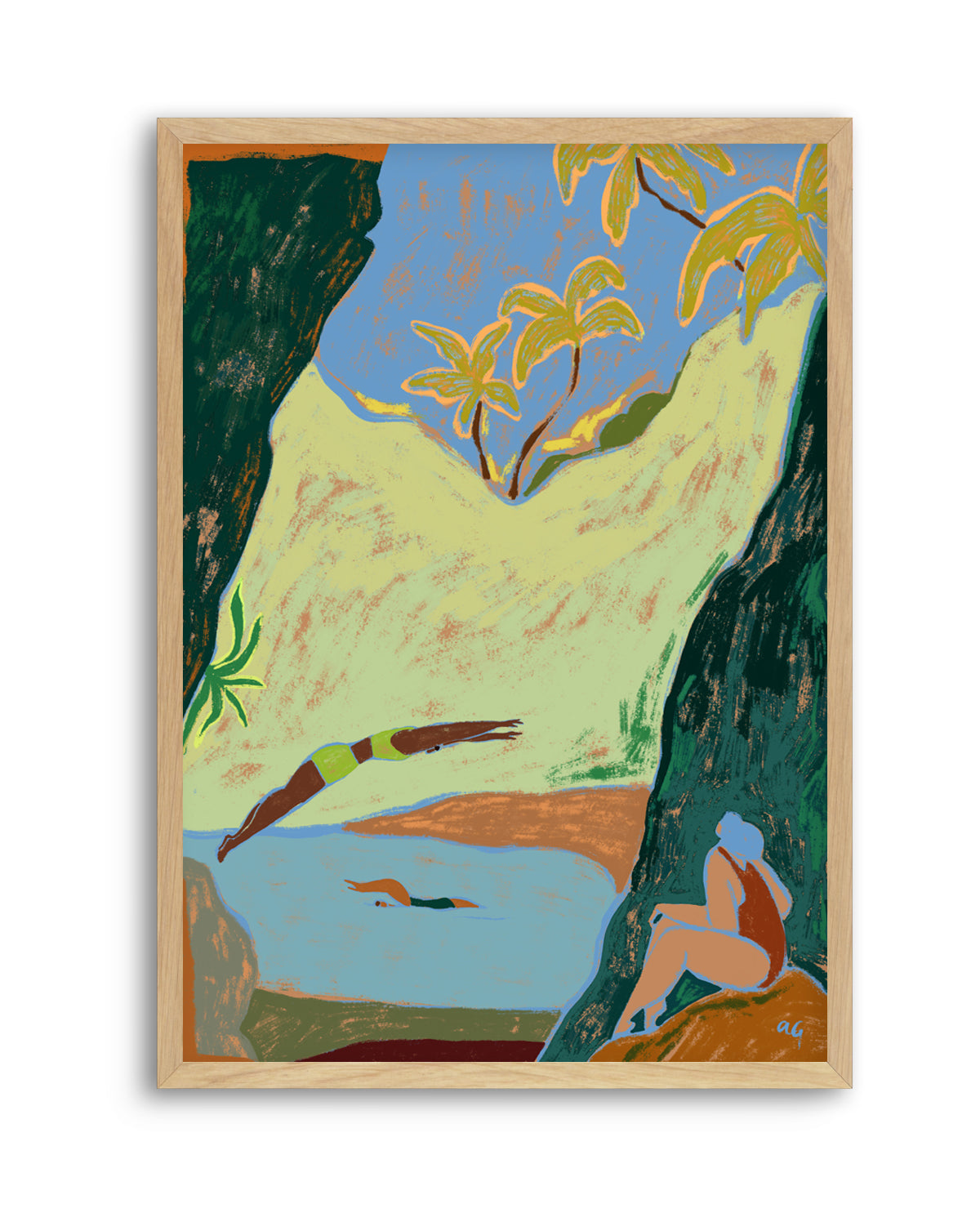 Take The Leap by Arty Guava | Art Print