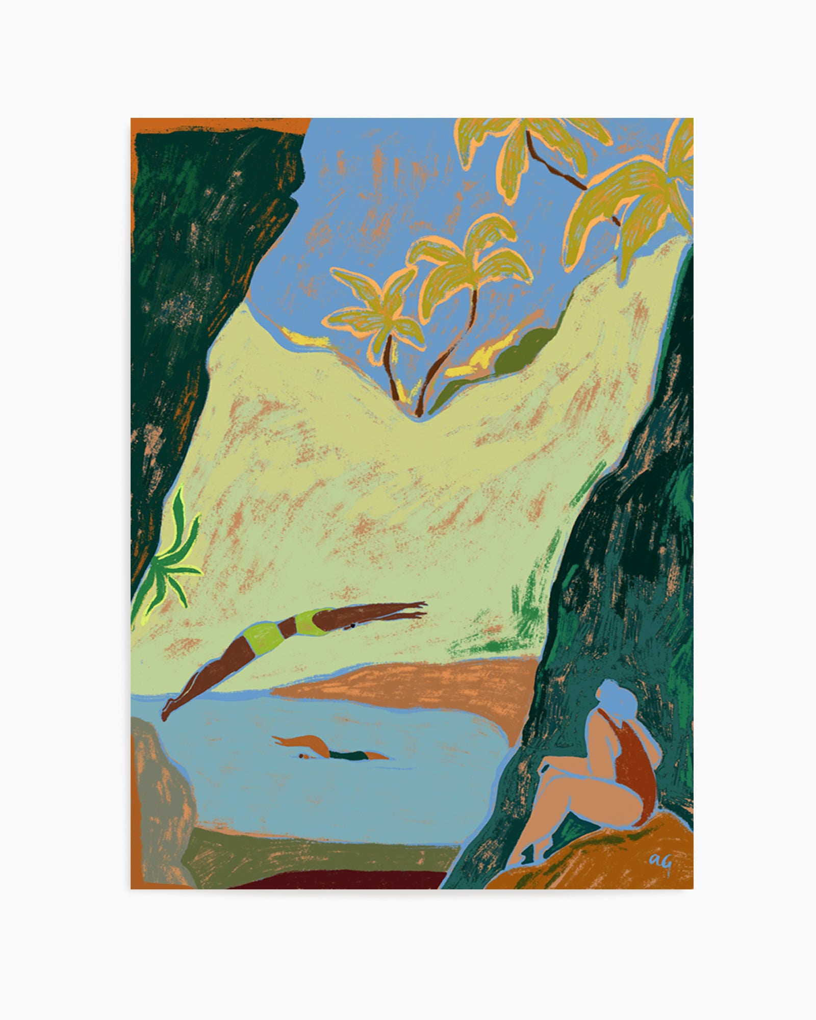 Take The Leap by Arty Guava | Art Print