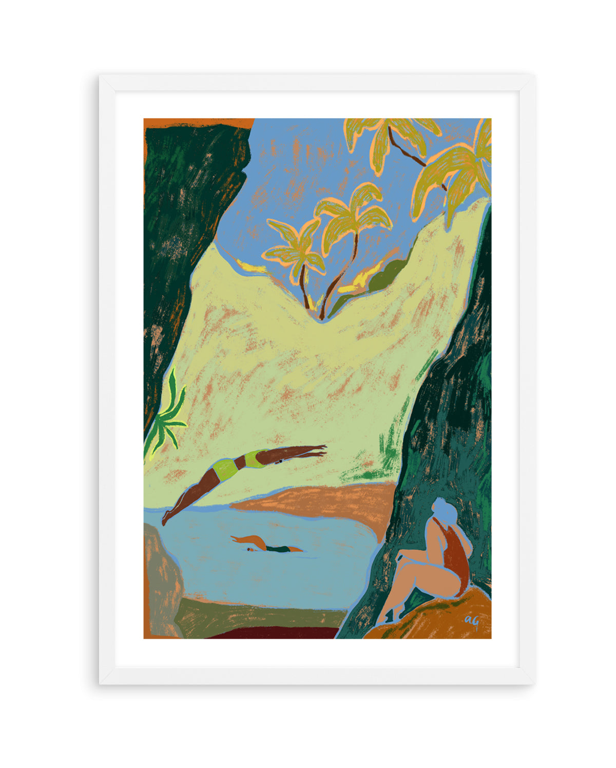 Take The Leap by Arty Guava | Art Print
