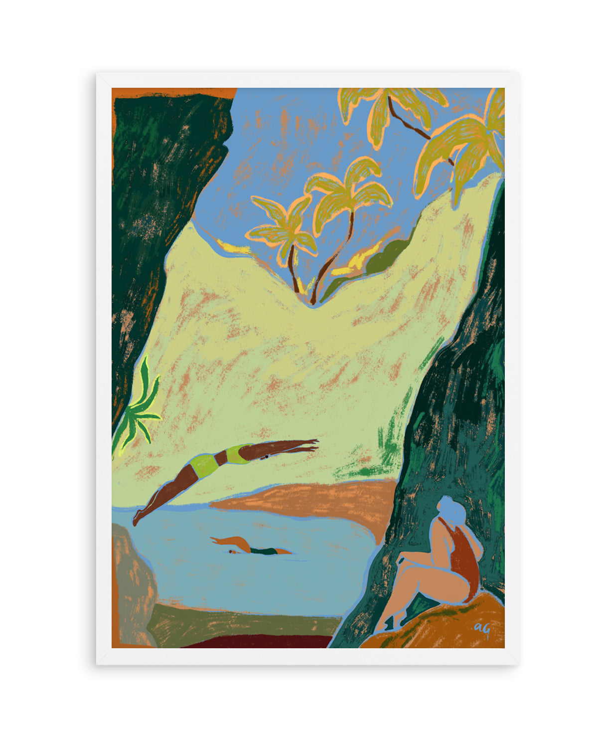 Take The Leap by Arty Guava | Art Print