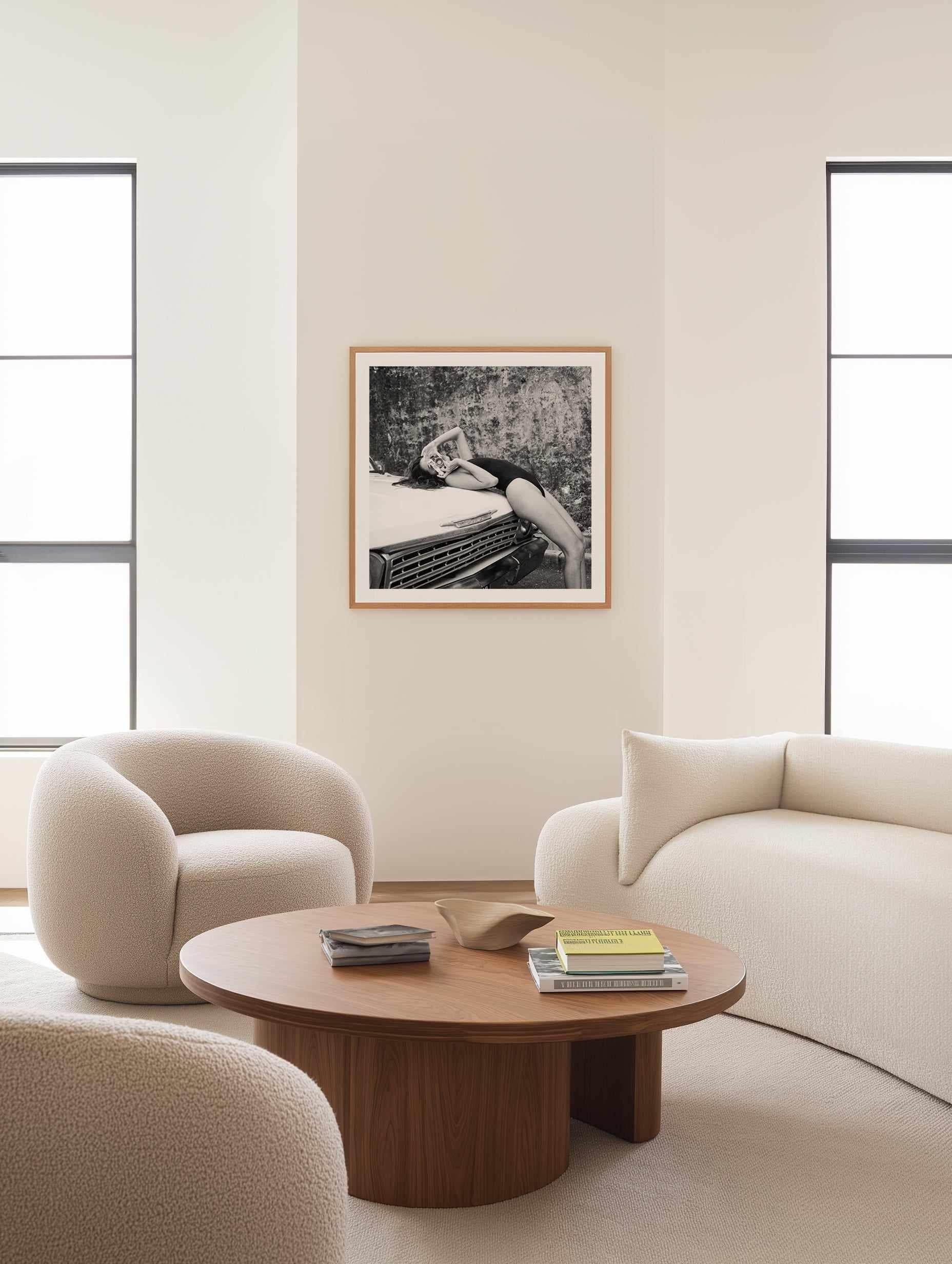 Takin' It Easy B&W by Amy Hallam | Art Print from Olive et Oriel where you can shop wallpaper and artworks online