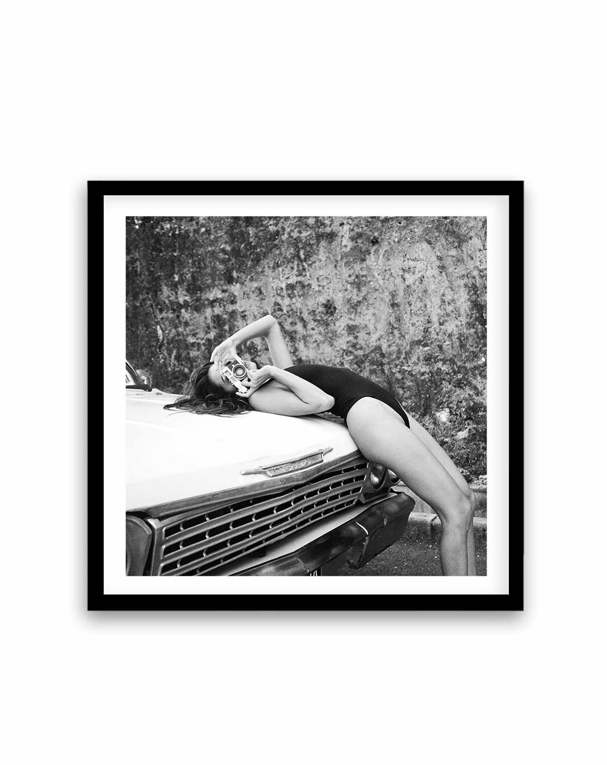 Takin' It Easy B&W by Amy Hallam | Art Print