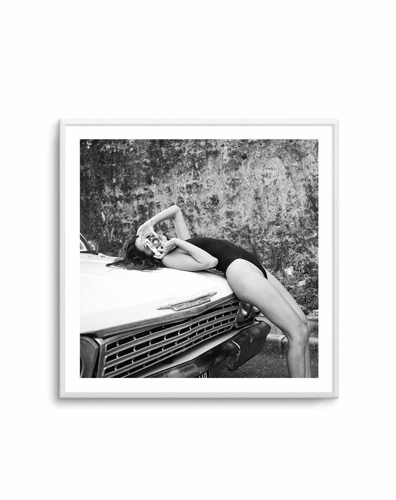 Takin' It Easy B&W by Amy Hallam | Art Print from Olive et Oriel where you can shop wallpaper and artworks online