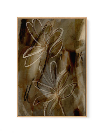 Tales Untold by Shatha Al Dafai | Framed Canvas Art Print