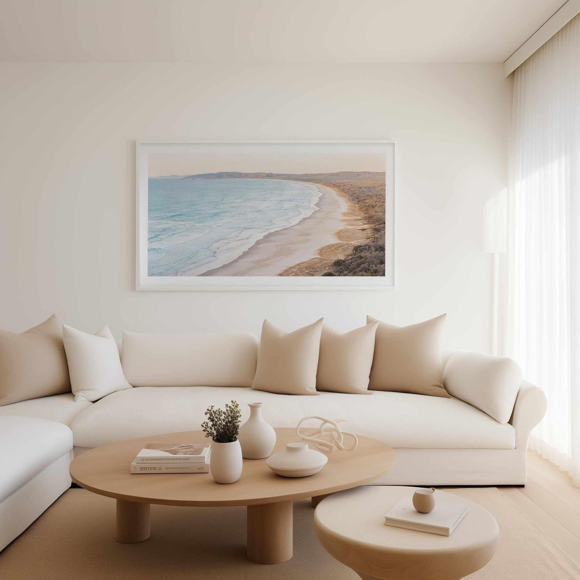 Tallows, Bathed in Light | Panoramic Art Print from Olive et Oriel where you can shop wallpaper and artworks online