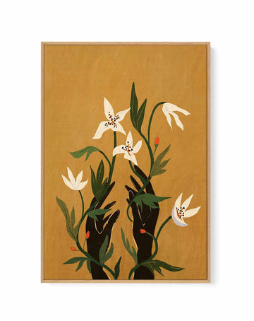 Tangled by Arty Guava | Framed Canvas Art Print from Olive et Oriel where you can shop wallpaper and artworks online