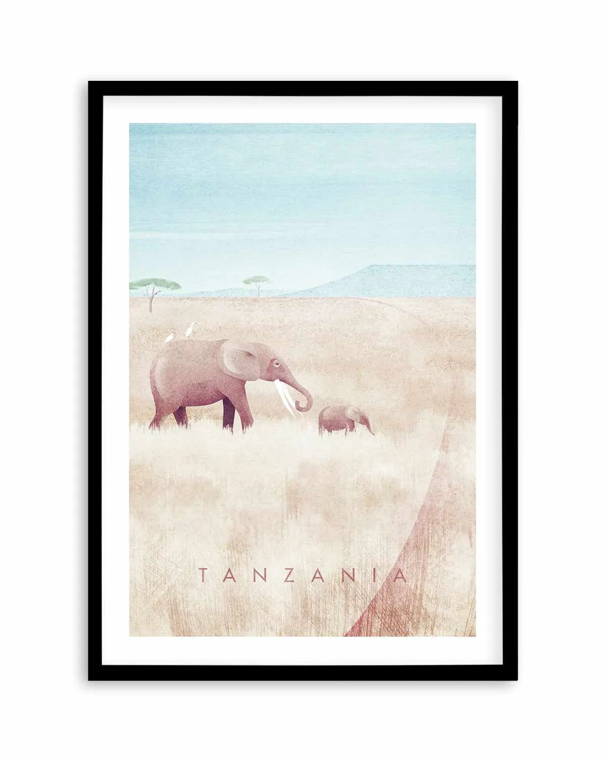 Tanzania by Henry Rivers Art Print from Olive et Oriel where you can shop wallpaper and artworks online