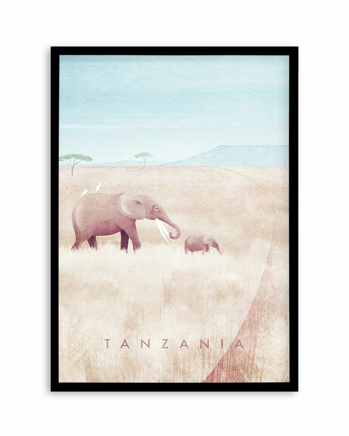 Tanzania by Henry Rivers Art Print from Olive et Oriel where you can shop wallpaper and artworks online