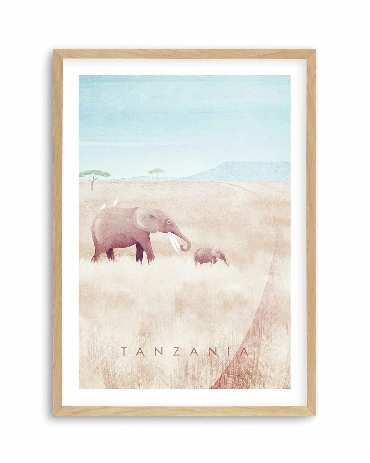 Tanzania by Henry Rivers Art Print from Olive et Oriel where you can shop wallpaper and artworks online