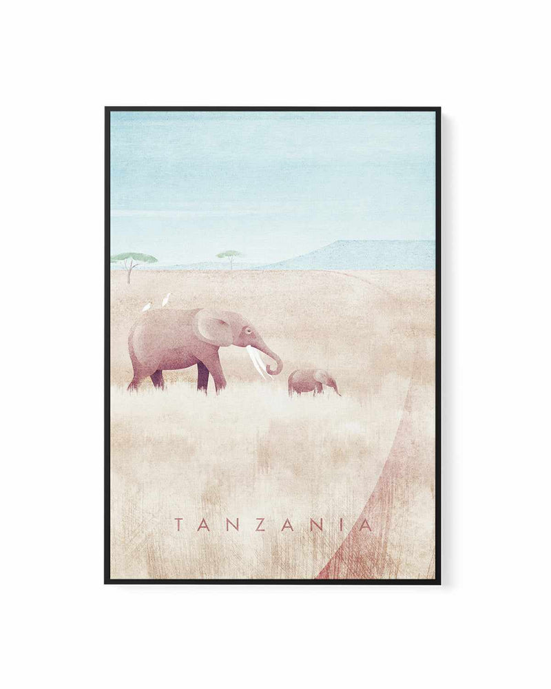 Tanzania by Henry Rivers | Framed Canvas Art Print