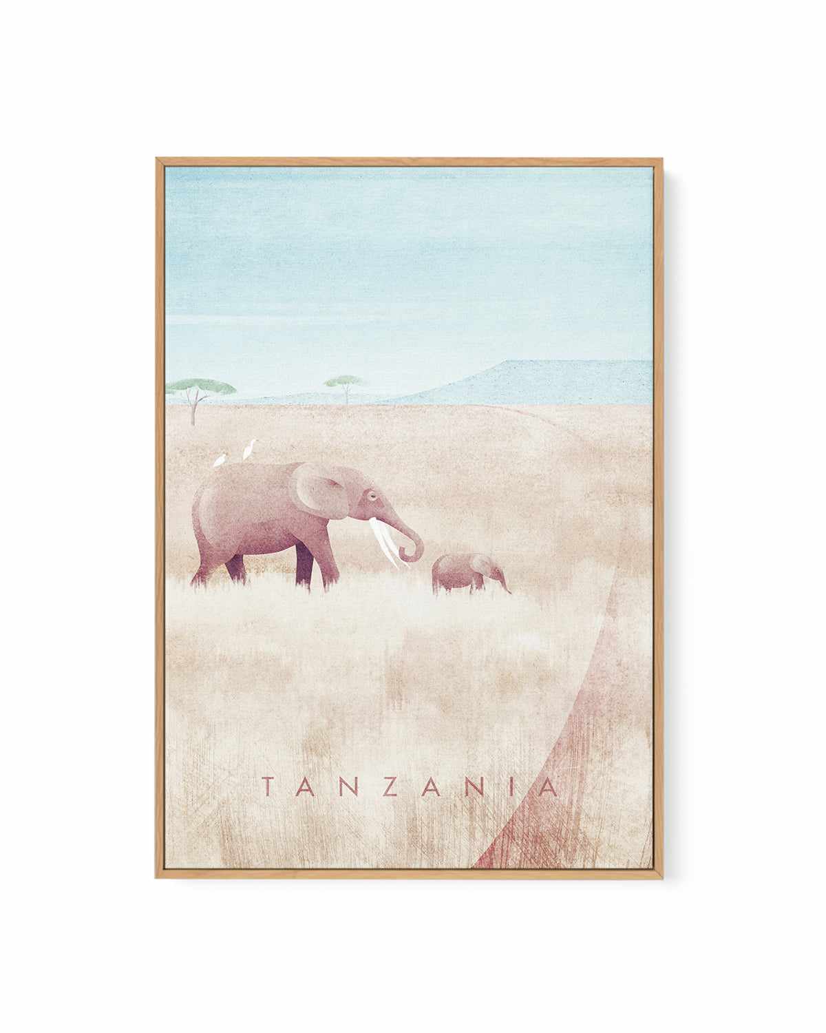 Tanzania by Henry Rivers | Framed Canvas Art Print