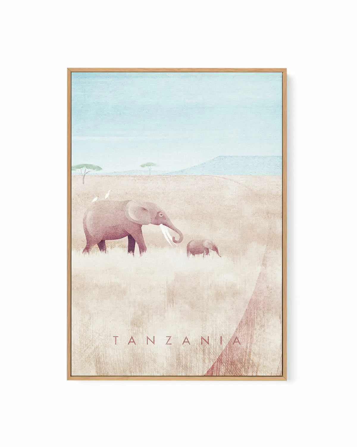 Tanzania by Henry Rivers | Framed Canvas Art Print from Olive et Oriel where you can shop wallpaper and artworks online