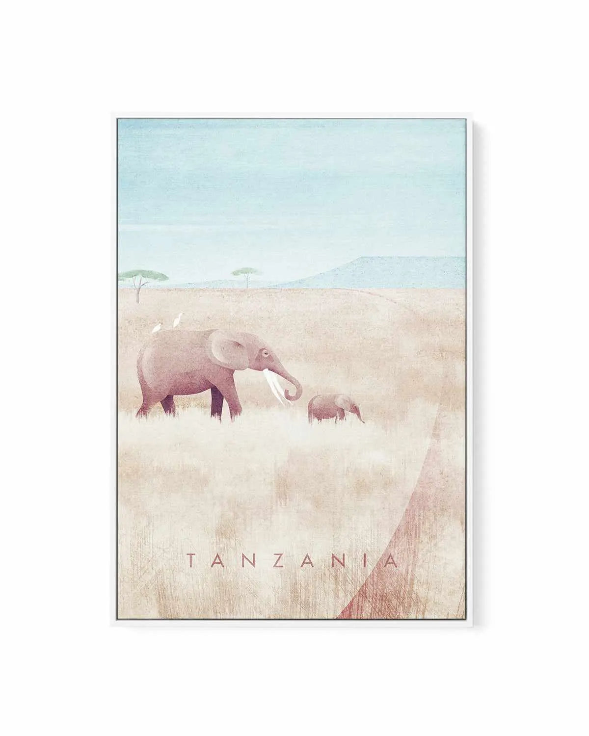 Tanzania by Henry Rivers | Framed Canvas Art Print from Olive et Oriel where you can shop wallpaper and artworks online