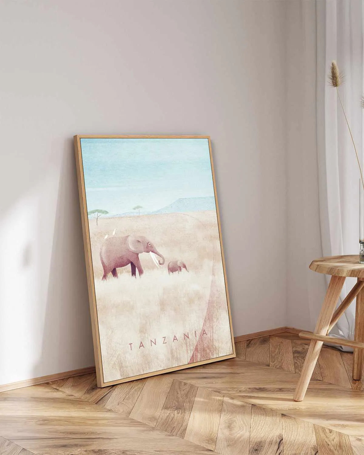 Tanzania by Henry Rivers | Framed Canvas Art Print from Olive et Oriel where you can shop wallpaper and artworks online