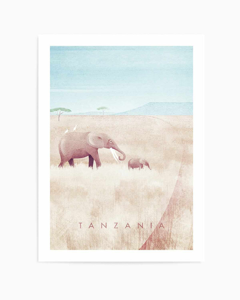 Tanzania by Henry Rivers Art Print