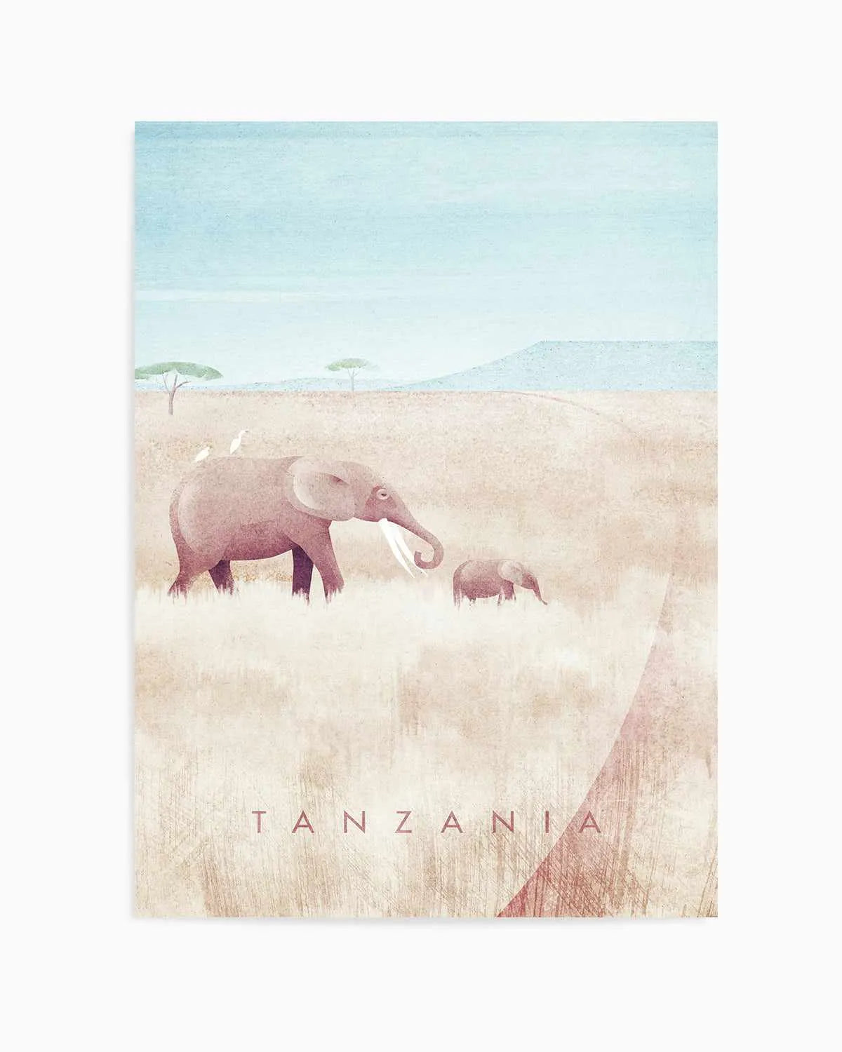 Tanzania by Henry Rivers Art Print from Olive et Oriel where you can shop wallpaper and artworks online
