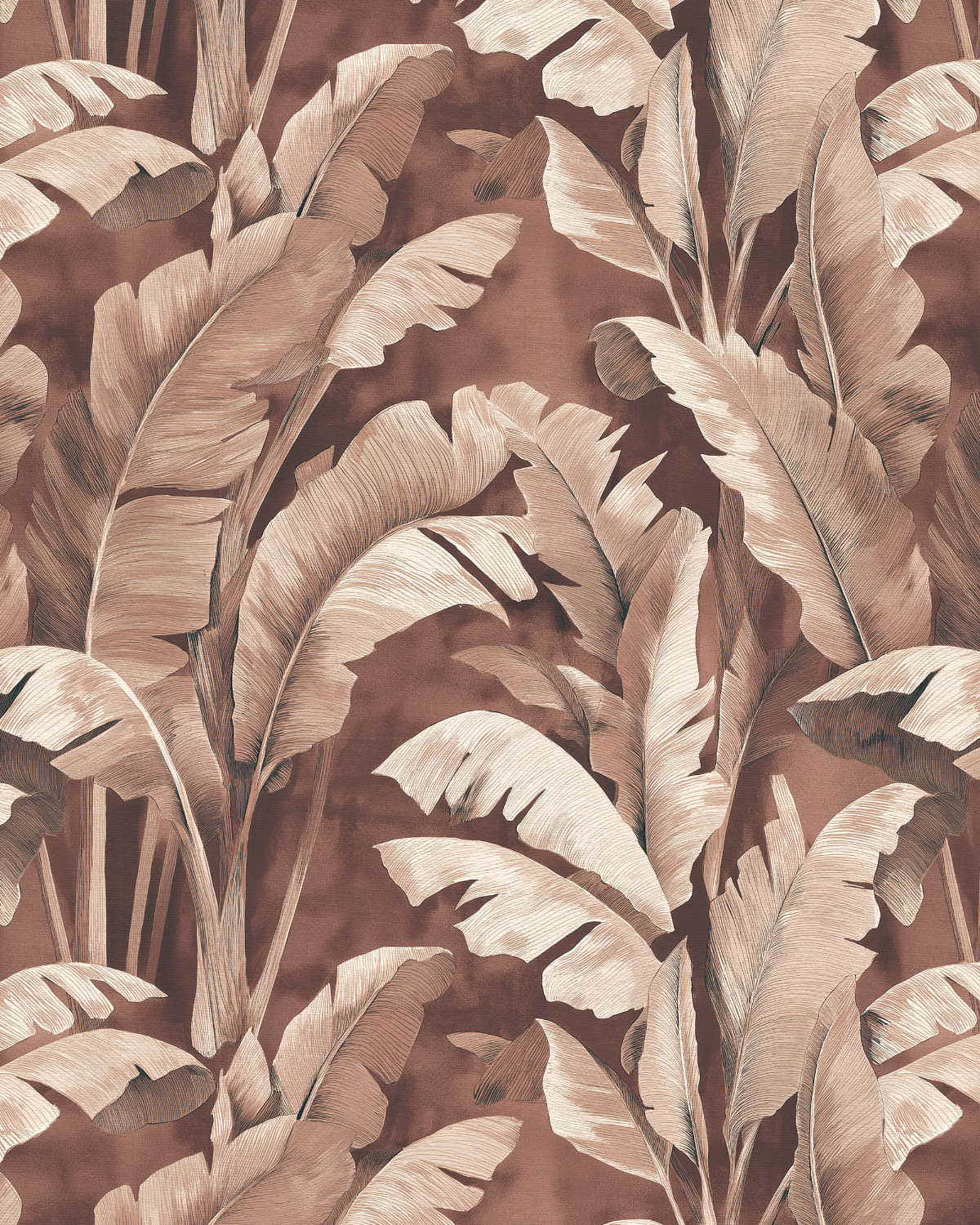 Tanzania Palm Commercial Vinyl Wallpaper from Olive et Oriel where you can shop wallpaper and artworks online