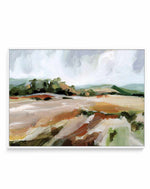 Taupe Toned Landscape | Framed Canvas Art Print