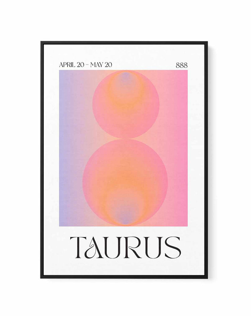 Taurus by Valeria Castillo | Framed Canvas Art Print