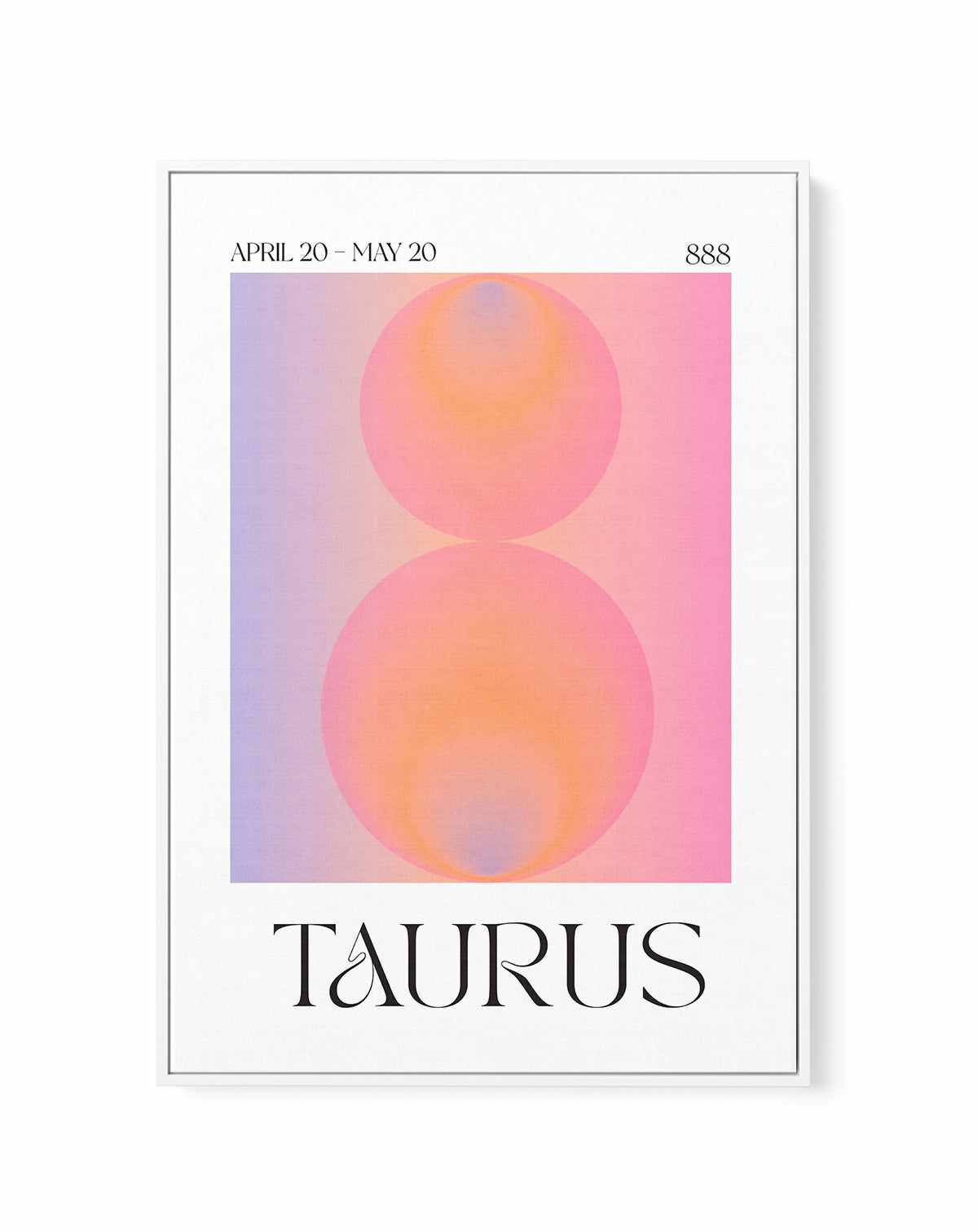 Taurus by Valeria Castillo | Framed Canvas Art Print