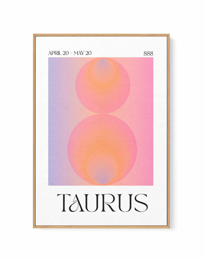 Taurus by Valeria Castillo | Framed Canvas Art Print