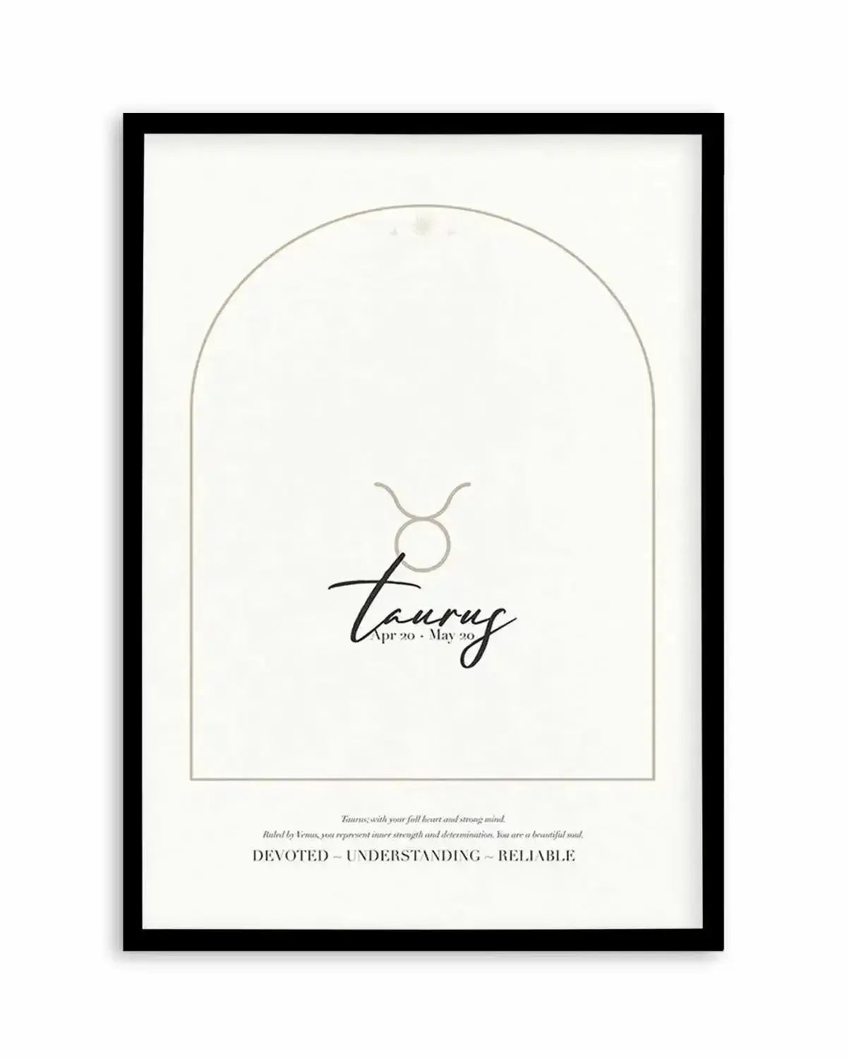 Taurus Star Sign Art Print from Olive et Oriel where you can shop wallpaper and artworks online